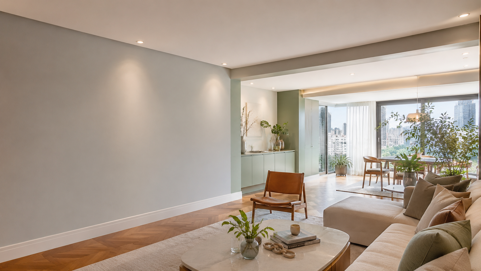 Apartamento moderno com acabamento premium e pintura elegante